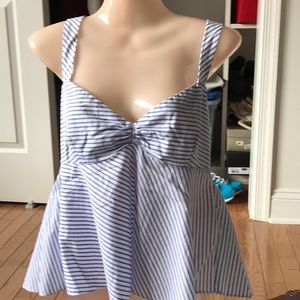 ZARA top Sstripes